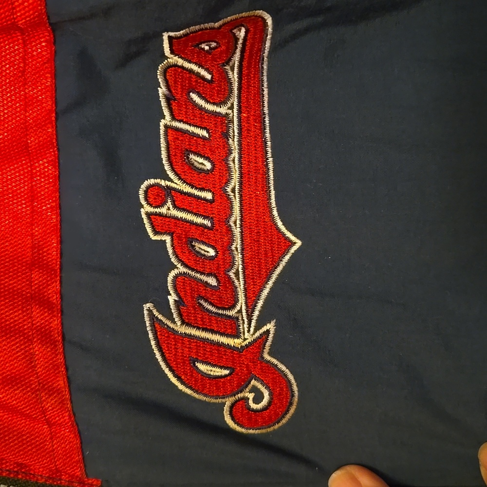 Vtg Men's Indians/Chief Wahoo Genuine Merchandise Starter Jacket - Picture 11 of 12